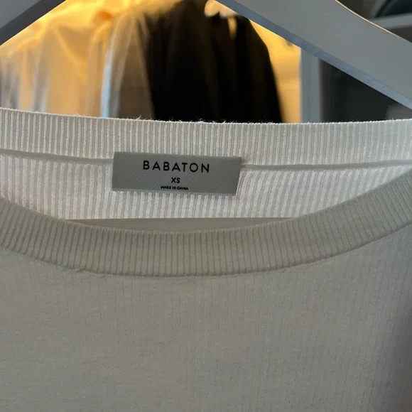 Babaton Cream Ribbed Knit Top - Picture 3 of 5